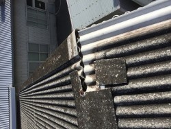 ケラバ、巴、棟が飛んでしまいました