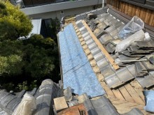 茨木市下屋根解体
