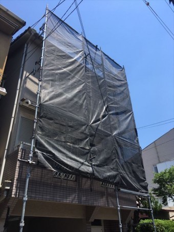 門真市 足場架設