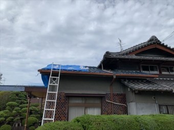 門真市 台風被害にあった屋根