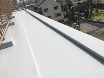 通気緩衝工法 完工後
