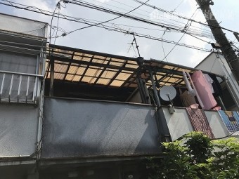 3軒が一緒の長屋です。