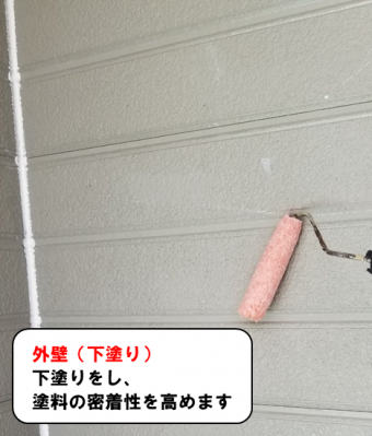 外壁(下塗り)