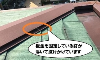 釘浮き