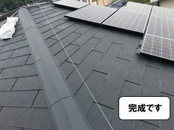 復旧工事完成です