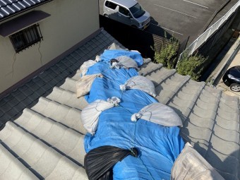 茨木市棟瓦飛散