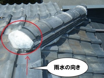 隅棟の漆喰