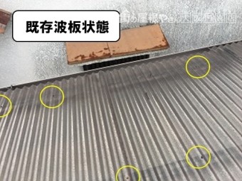 既存波板の状態