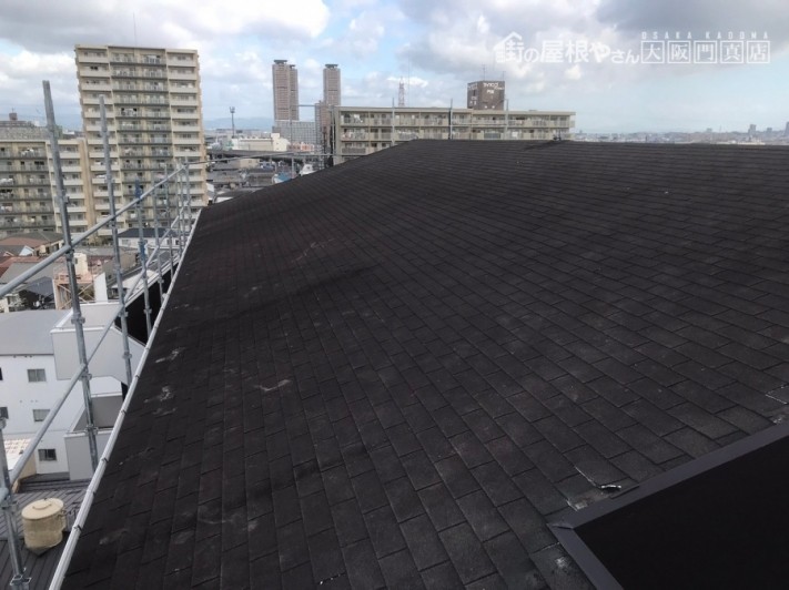 門真市マンションの避雷導線撤去工事完了