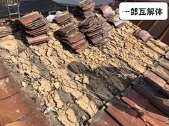 一部瓦解体