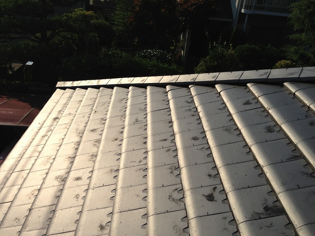 淡路産いぶし平板瓦