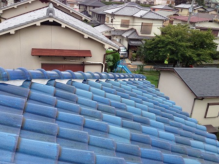 隅棟の面戸漆喰もキレイです。