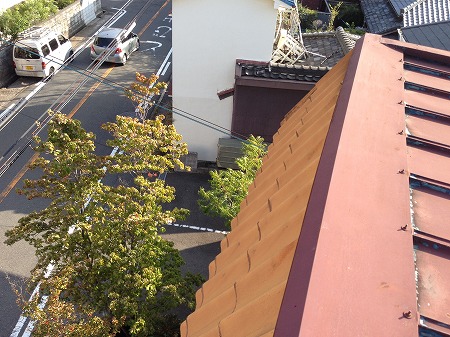 パラペット部分は和形