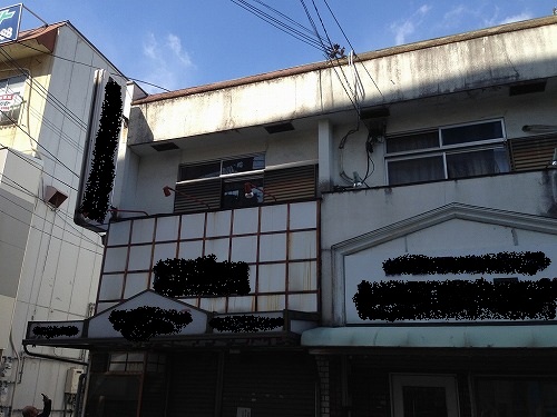 店舗パラペット屋根