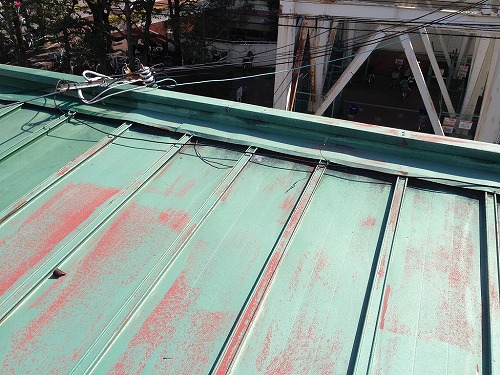 パラペット壁雨押え