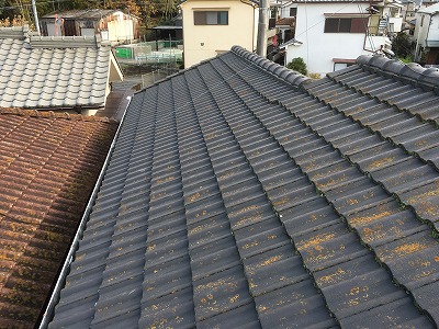 屋根全景　枚方市