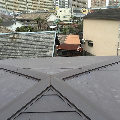 方形屋根　枚方市