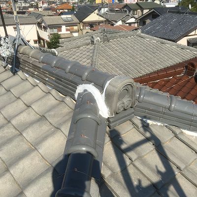 棟瓦完成枚方市