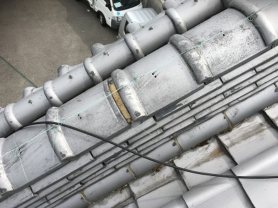 瓦ズレ　枚方市