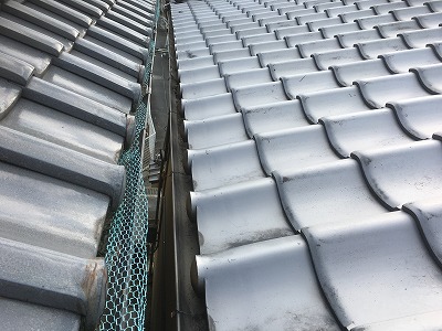 落ち葉よけネット枚方市