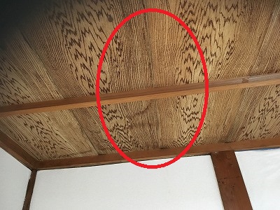 天井シミ　門真市