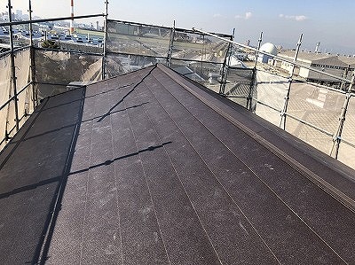 枚方市ガルバリウム鋼板屋根