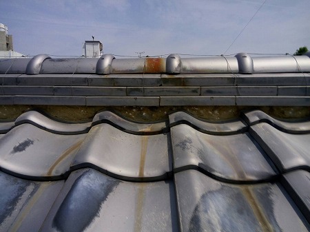 面戸漆喰はがし