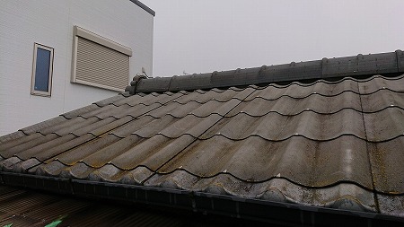守口市でニューウェーブⅡの屋根点検｜廃盤品のスレート瓦と補修の注意点