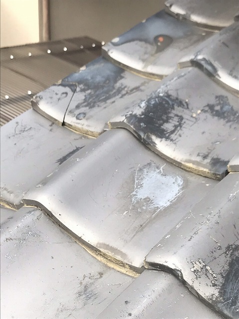 左袖割れ　枚方市