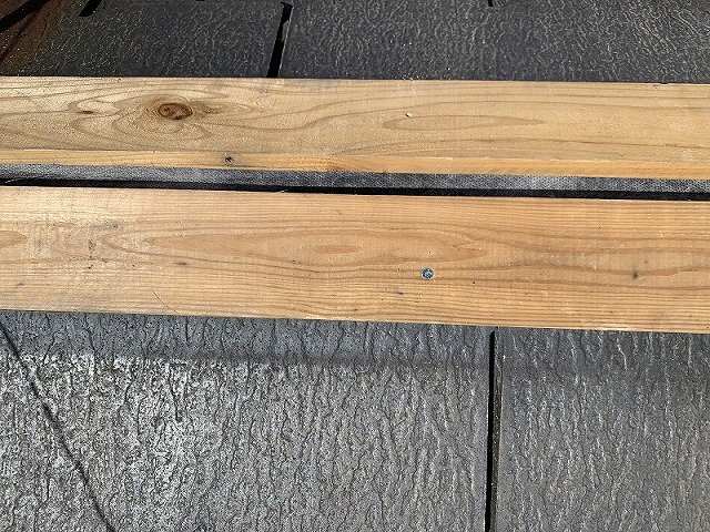 下地木ビス止め