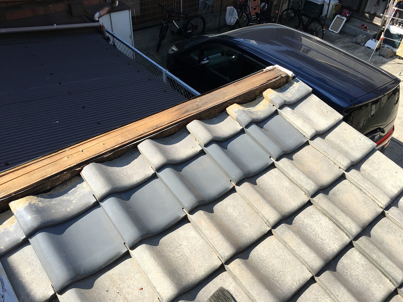 地瓦調整　寝屋川市