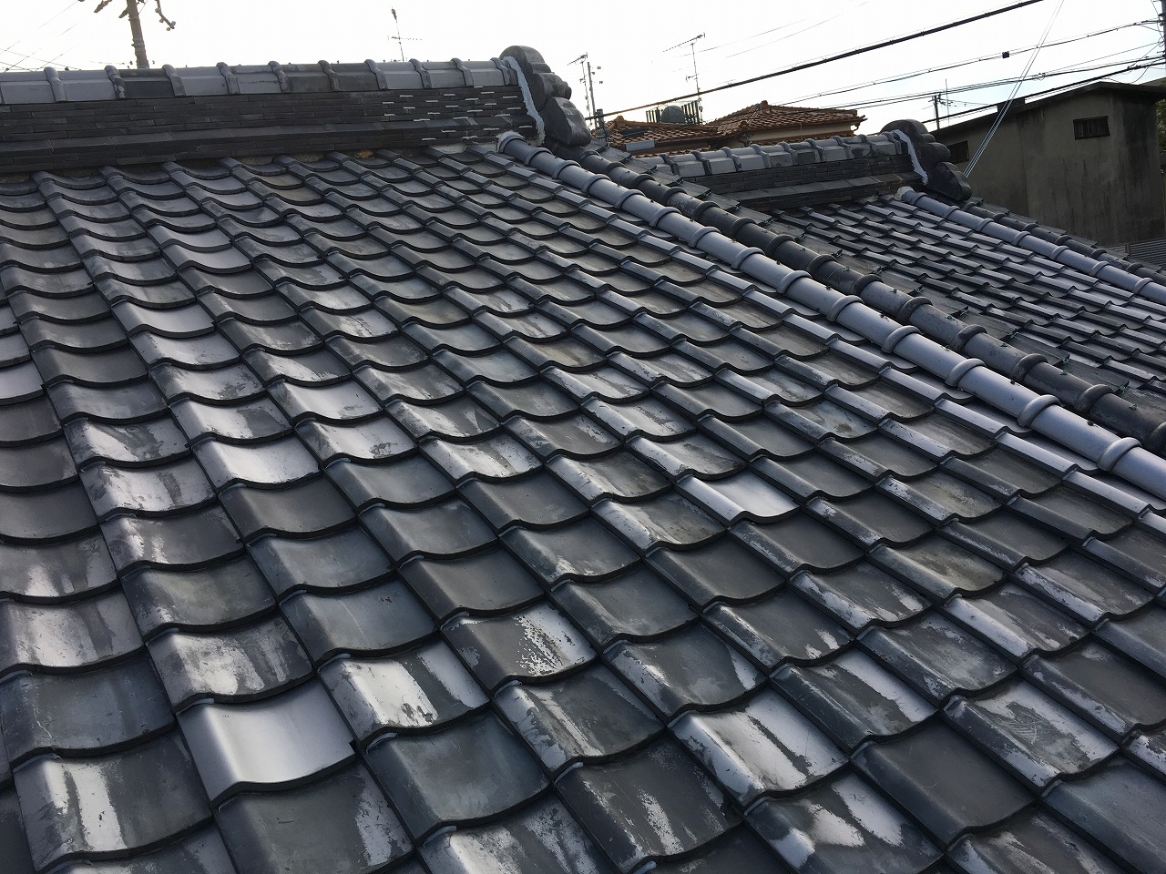 屋根現状　枚方市
