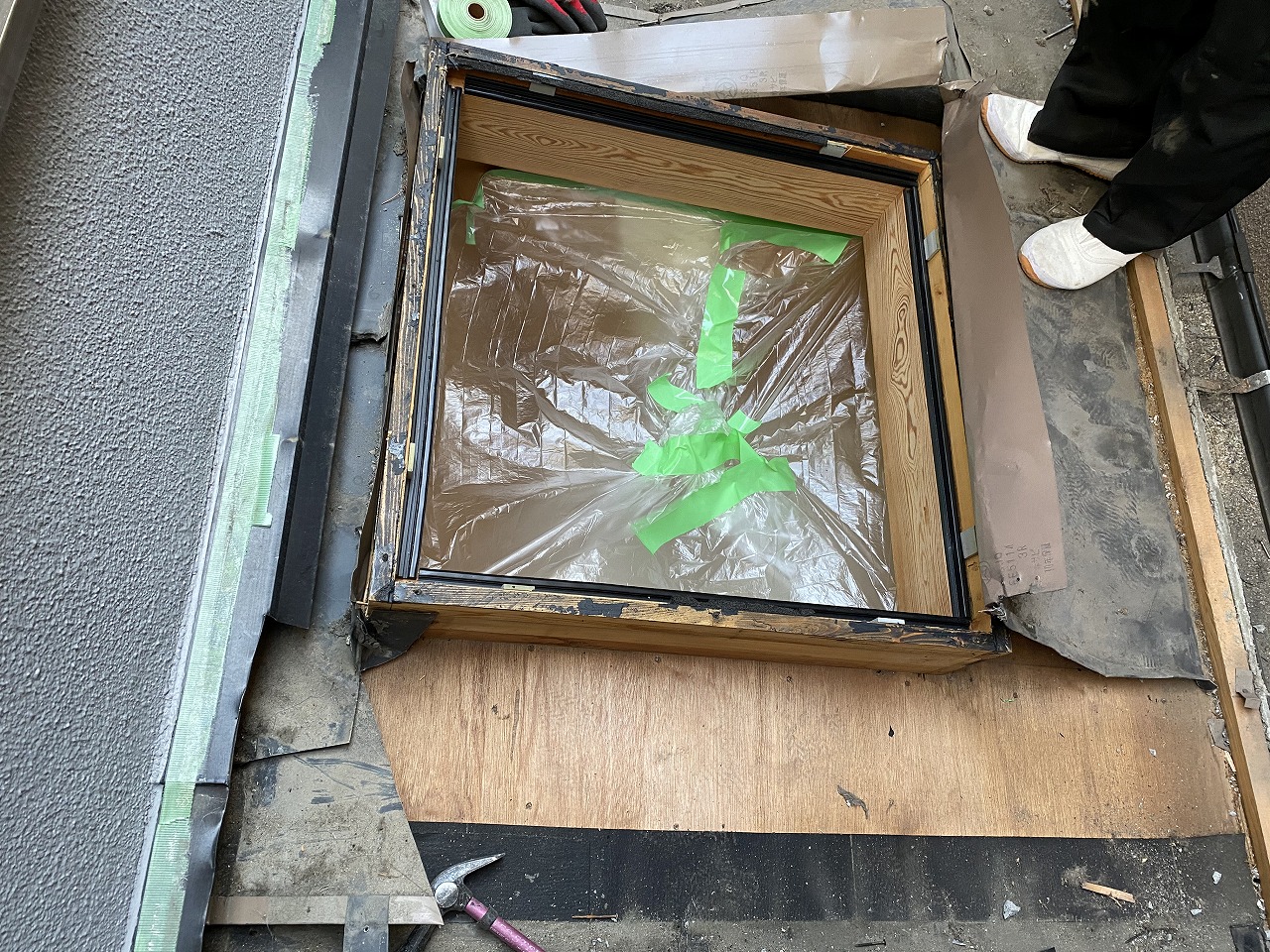 天窓解体　大東市