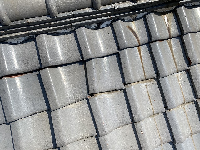 瓦ズレ　寝屋川市