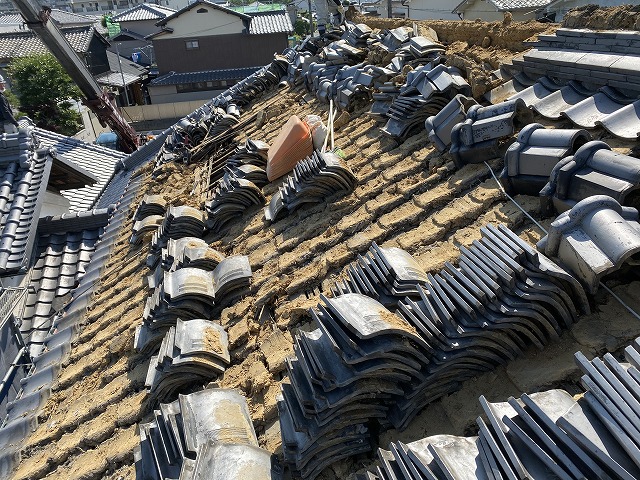 瓦解体　交野市