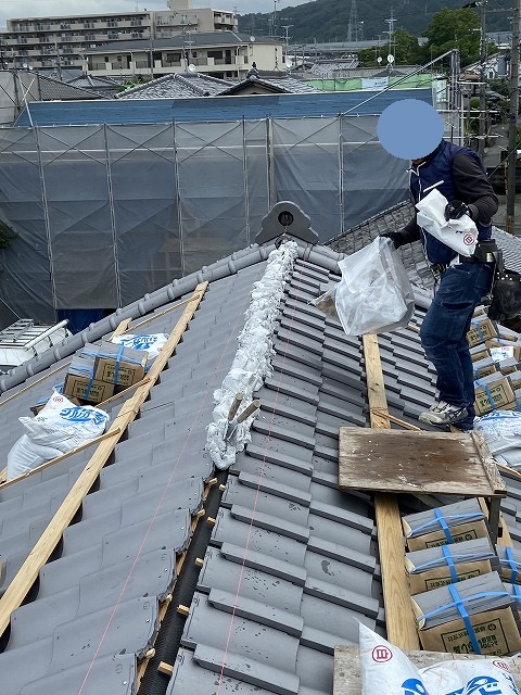 棟工事　交野市