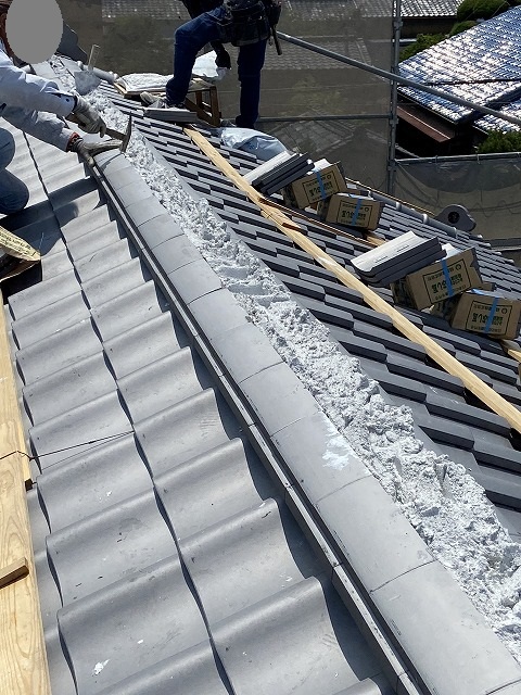 棟工事　交野市