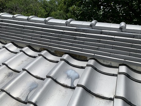 棟面戸漆喰劣化