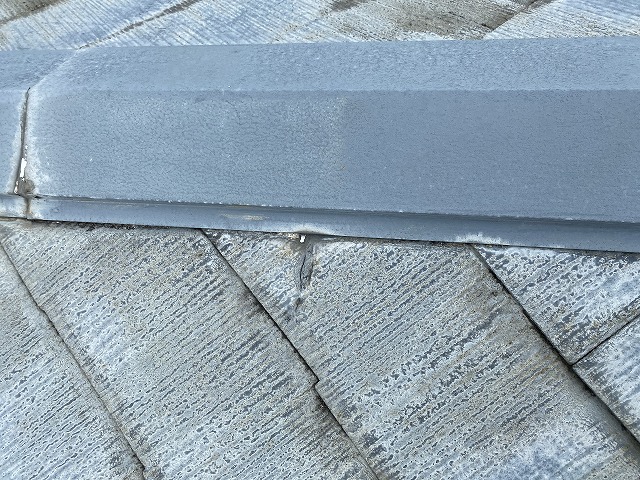 棟板金の浮きと釘抜け