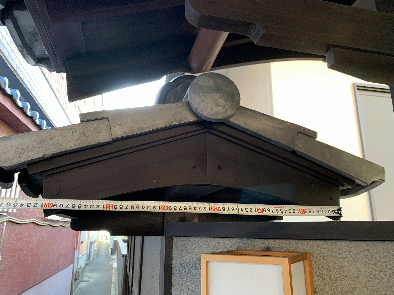 塀全体の寸法取り