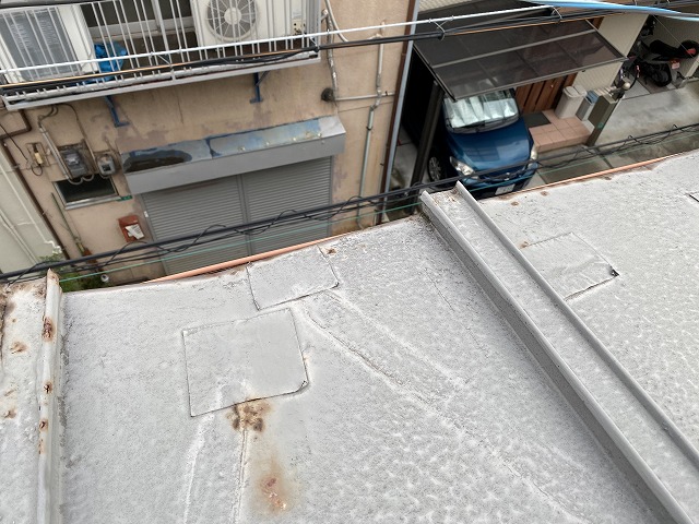 サビ屋根　大阪市