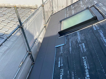 スーパーガルテクト天窓まわり