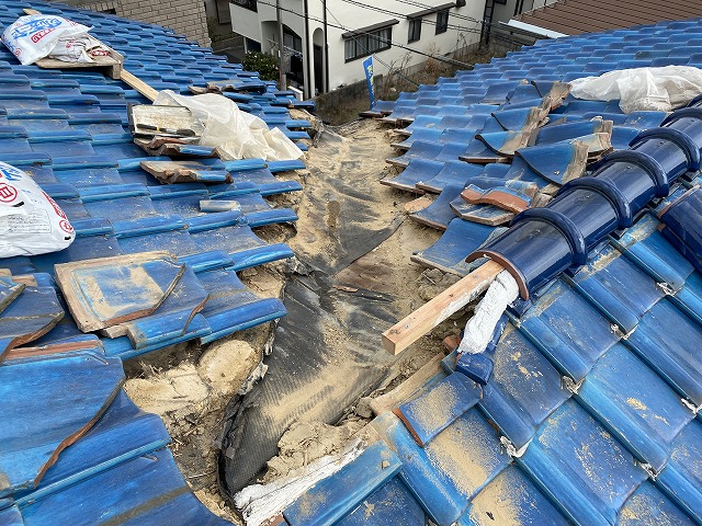 谷瓦解体　枚方市