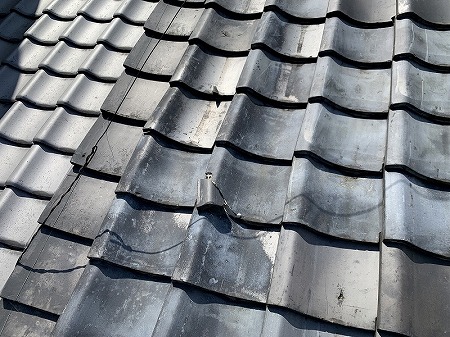 和瓦割れ及びズレ