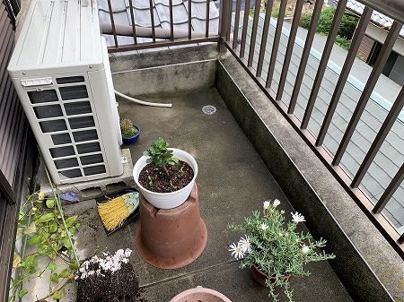 工事前のドレン部分