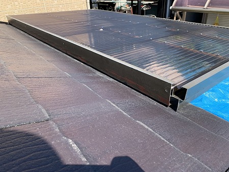 バルコニー屋根干渉