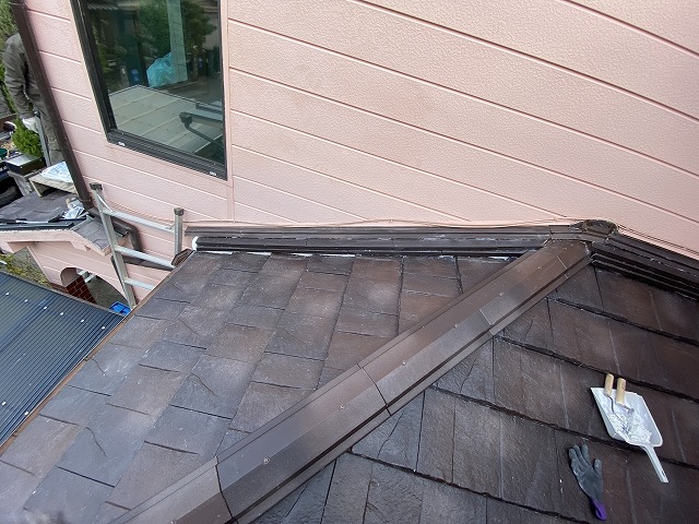 屋根完成　枚方市