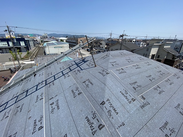 ゴムアスルーフィング高槻市