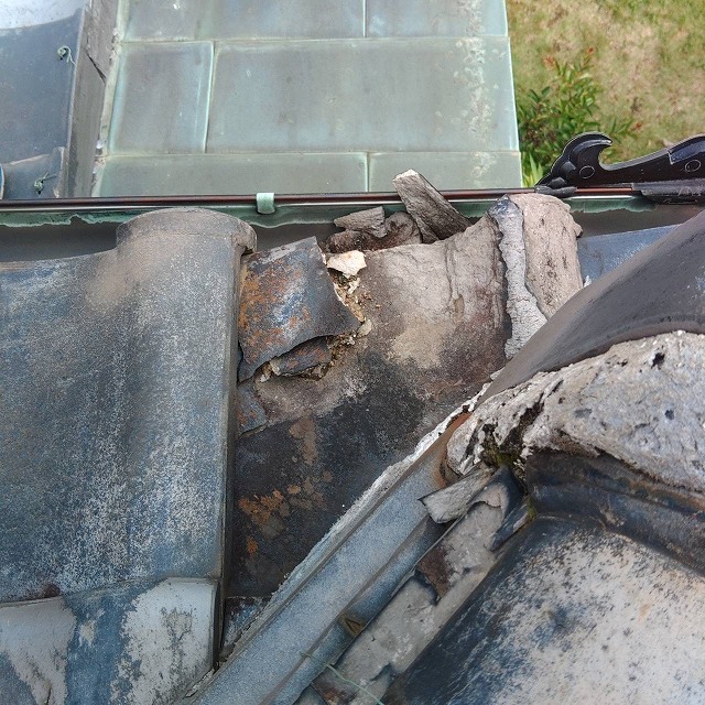 万十瓦凍て　交野市