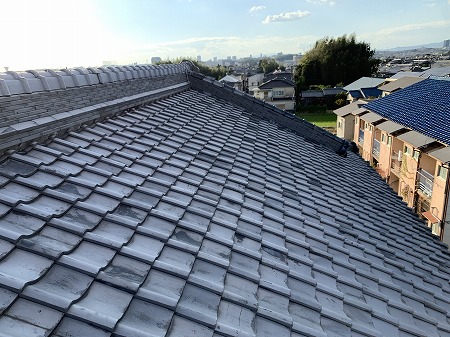 入母屋屋根全景